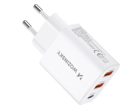 Wozinsky Ładowarka sieciowa30W USB-C / 2 x USB-A biała CWCUCW - 1487889 - zdjęcie 2